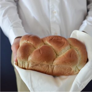 image of bread and server